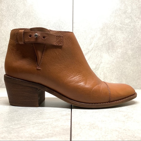 Madewell B8034 Dakota Cutoff cognac ankle boots size 8 - Picture 10 of 15